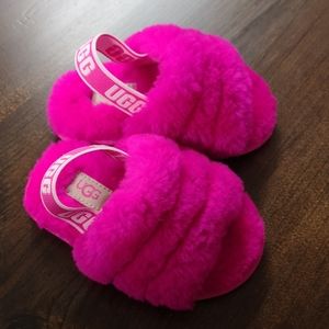 "Fluff Yeah Slide" Toddler Uggs